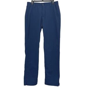 Under Armour Match Play Golf Pants Mens 34x34 Stretch Loose Fit Blue Drive